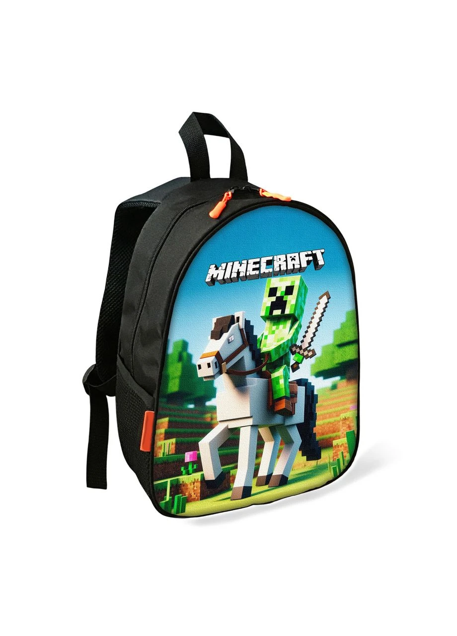 Рюкзак Minecraft Крипер детский школьный/городской 34х27х13 см для мальчика (02443) No Brand (380313455)