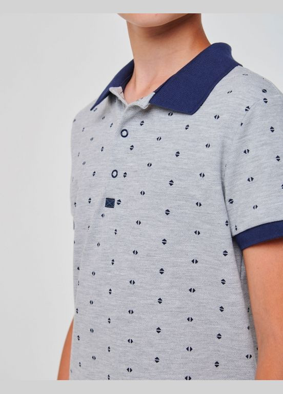 Футболка-поло (короткий рукав) Малюнок на сірому Smil (298533318)