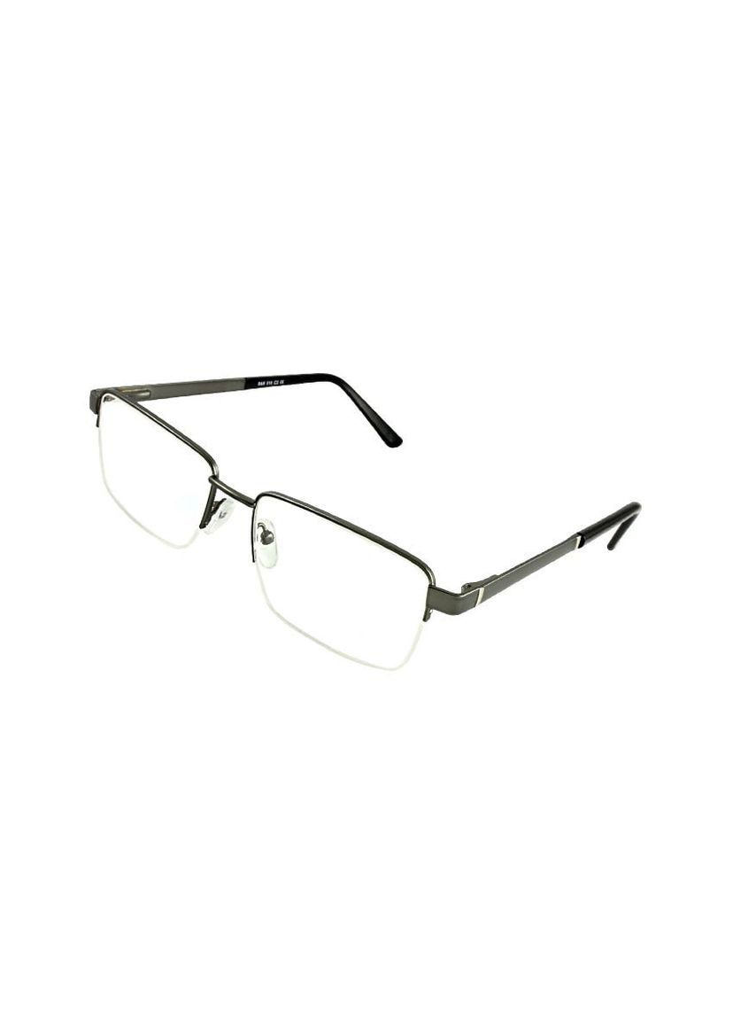 Очки металлические мужские серого цвета корригирующие плюс CA B&B 018 (345726128)