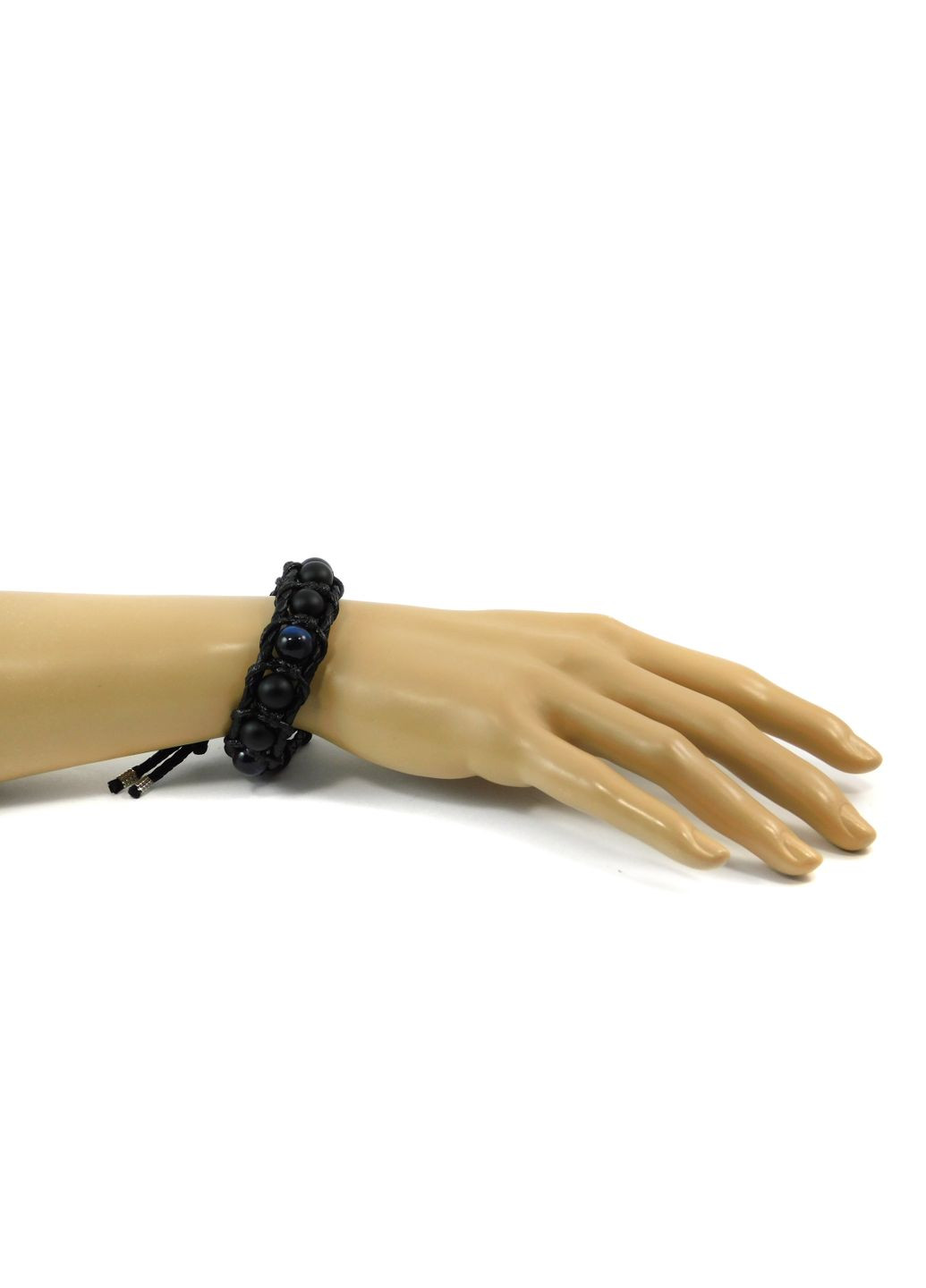 Эксклюзивный браслет кожа "Арест" Тигровый глаз, Шунгит 21 Fursa fashion (322314220)