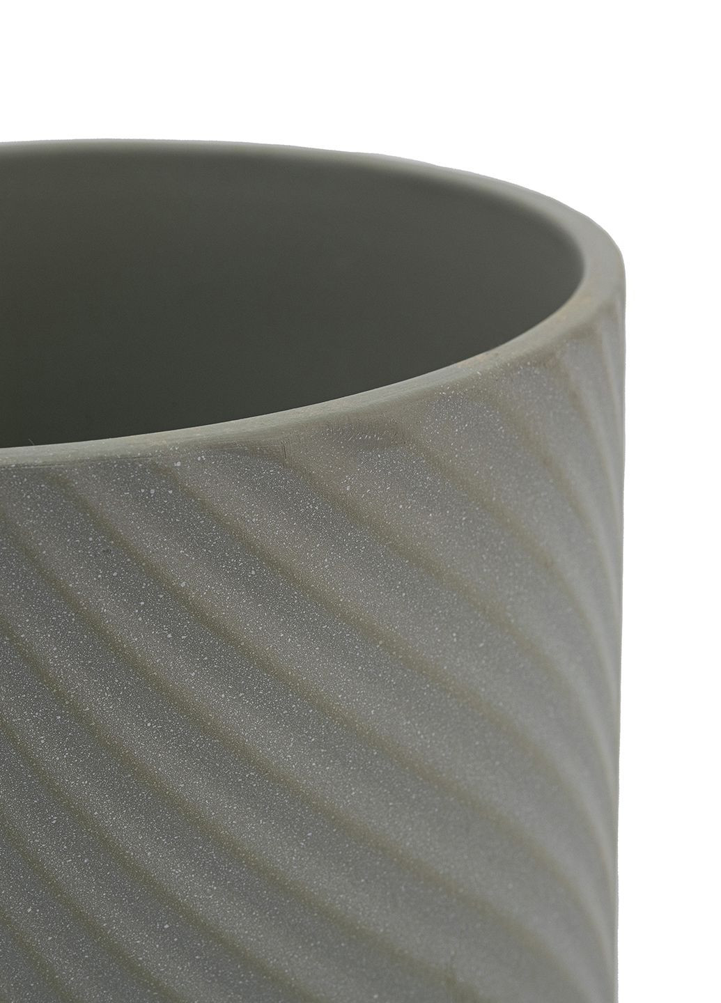 Набор кашпо для цветов elemi Листок керамические 1,3 л 2,3 л 4,3 л темно-зеленые Мамин Посуд (336213683)