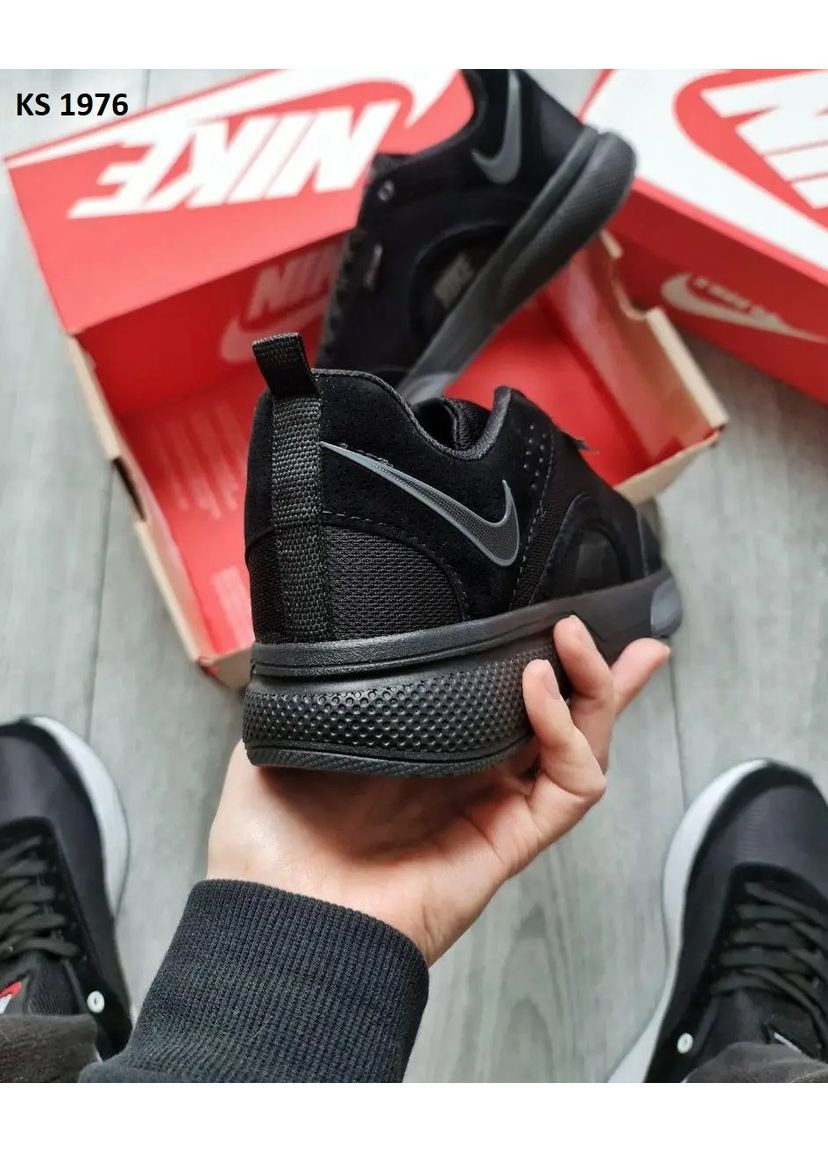 КРОССОВКИ ЖЕНСКИЕ NIKE AIR ZOOM BLACK НАЙК АИР ЗУМ No Brand чёрные демисезоны (367175849)