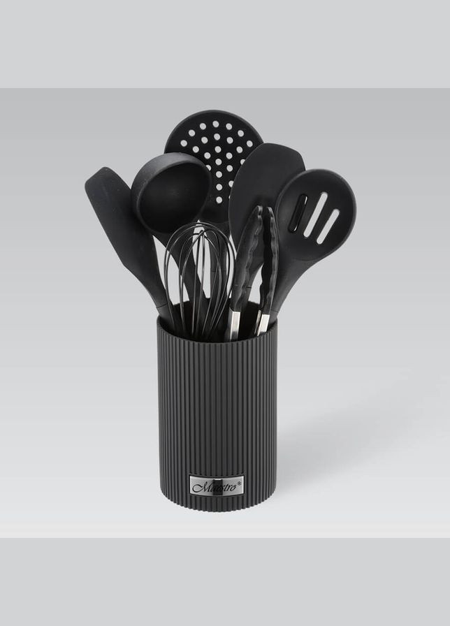 Набір кухонного приладдя MR1542-Black 8 предметів чорний Maestro (336881369)