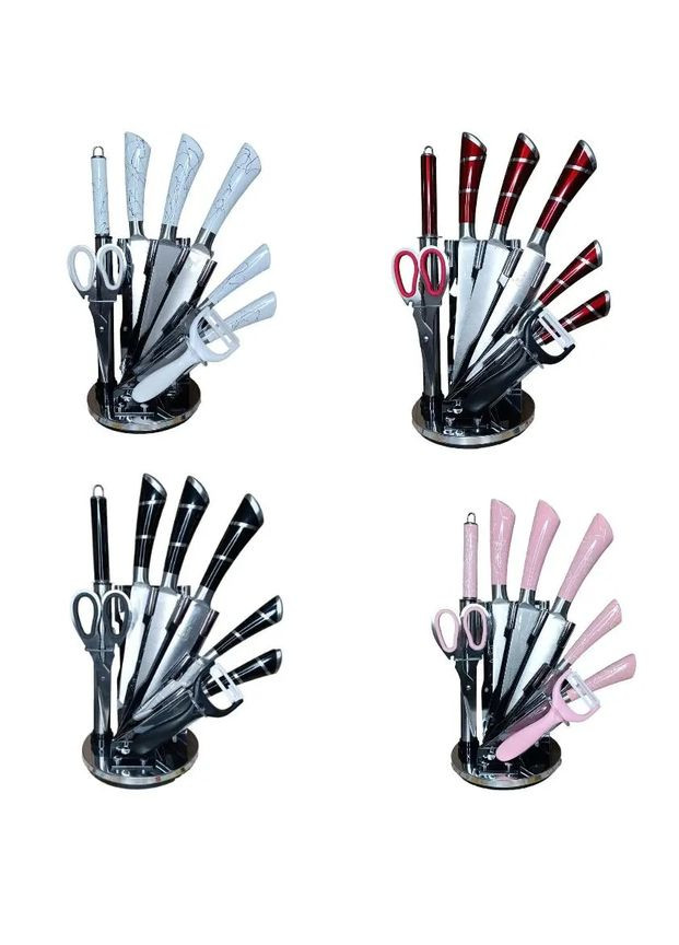 Набір столових ножів+ножиці+чистка 9 предметів HelferHoff (363833734)