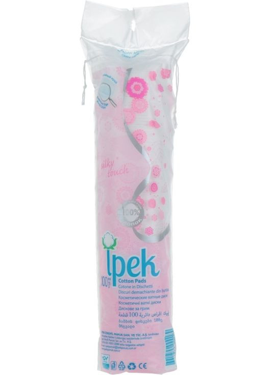 Ватные диски, 100шт Klasik Cotton Pads 100шт (343717-30782) IPEK (368638992)