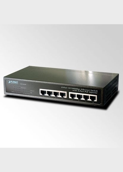 Некерований комутатор PoE FSD-804P-EU (8-Port 10/100Mbps with 4-Port PoE) Planet (333144265)