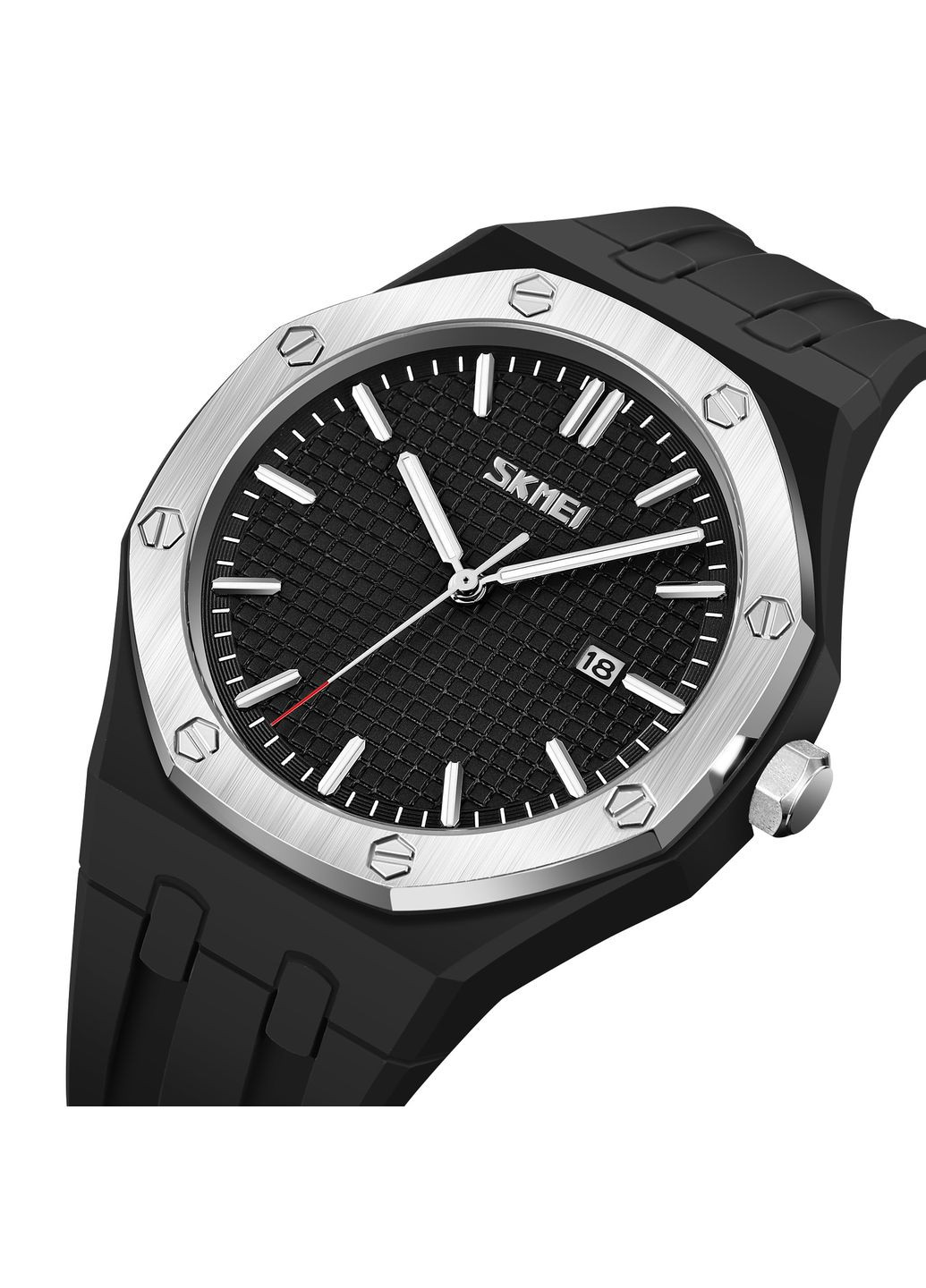 Годинники 9299BKBK кварцові чорні унісекс з календарем та люмінесцентним підсвічуванням ProDobro (367266670)