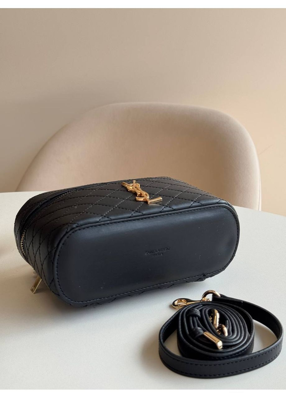 YSL Чорна «Бочка» з золотою фурнітурою Vakko (363295506)