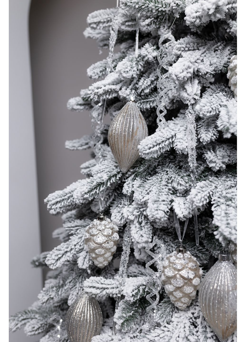 Искусственная елка литая АНДОРА Заснеженная 1.50м с металлической подставкой на 30% пышнее Yalunka Tobi (349451447)