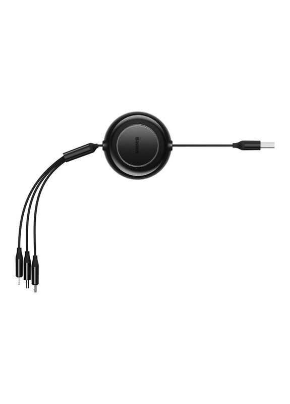 Кабель Fast Charging Data Cable USB to M+L+C 3.5A 1.1m Cluster (P10368700111-02) Baseus Free2Draw Retractable Crystal (372681250)