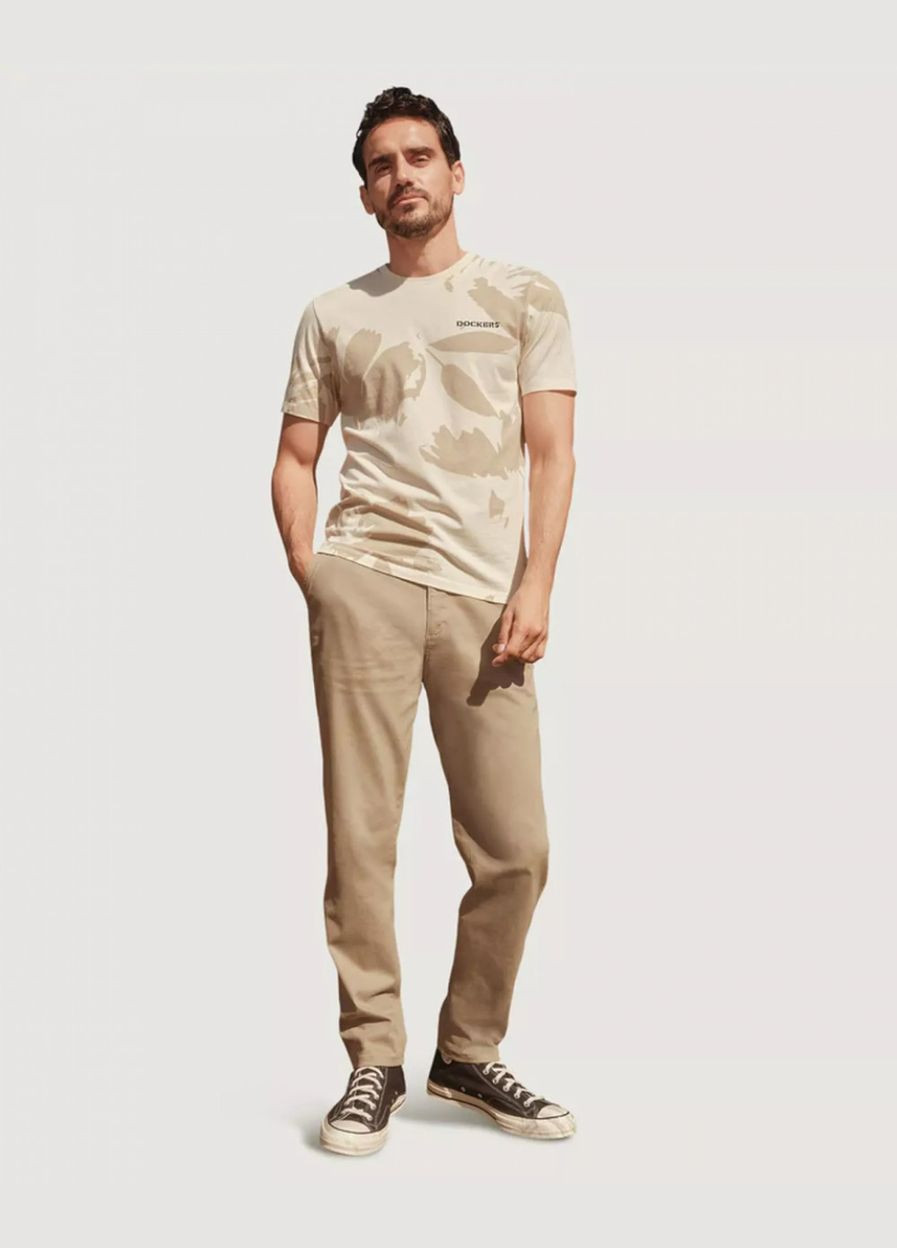 Бежева футболка Dockers Premium A11030150 Saddle