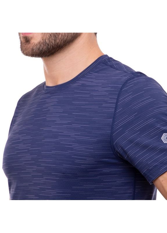 Комбинированная футболка d-0351 l синий (06531032) LIDONG