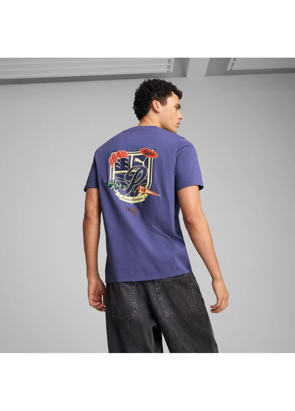 Фіолетова футболка wardrobe ess sports legacy violet 629628-46 Puma