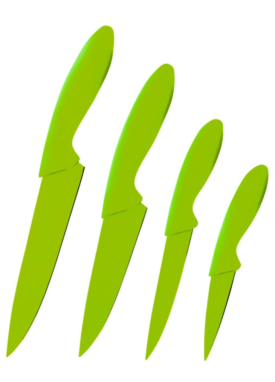 Набір ножів 4 предмети (CL-3104) Calve зелений,