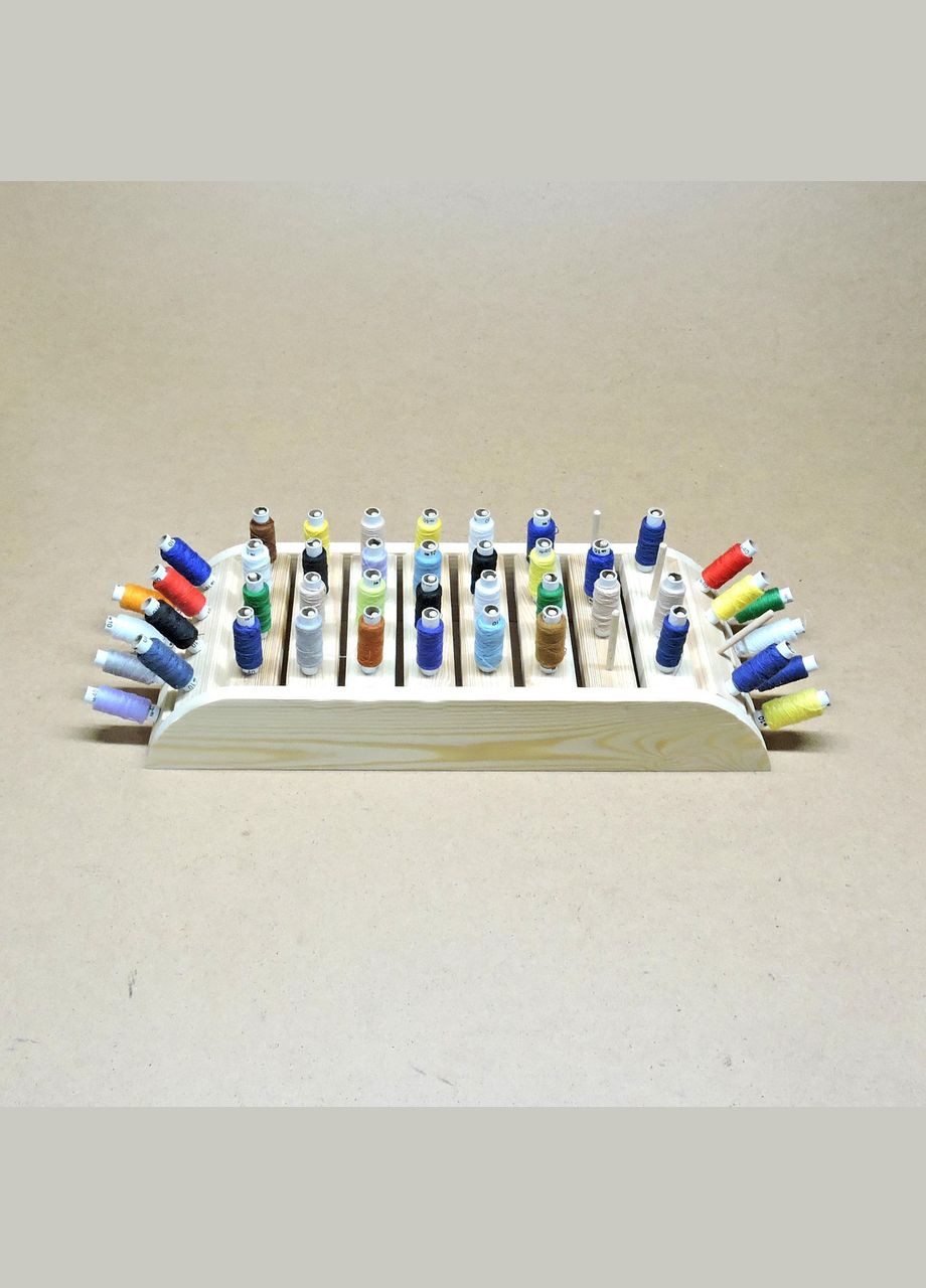 Органайзер для ниток з дерева Меланж 4х12 (НТК-4121200) No Brand (328911683)