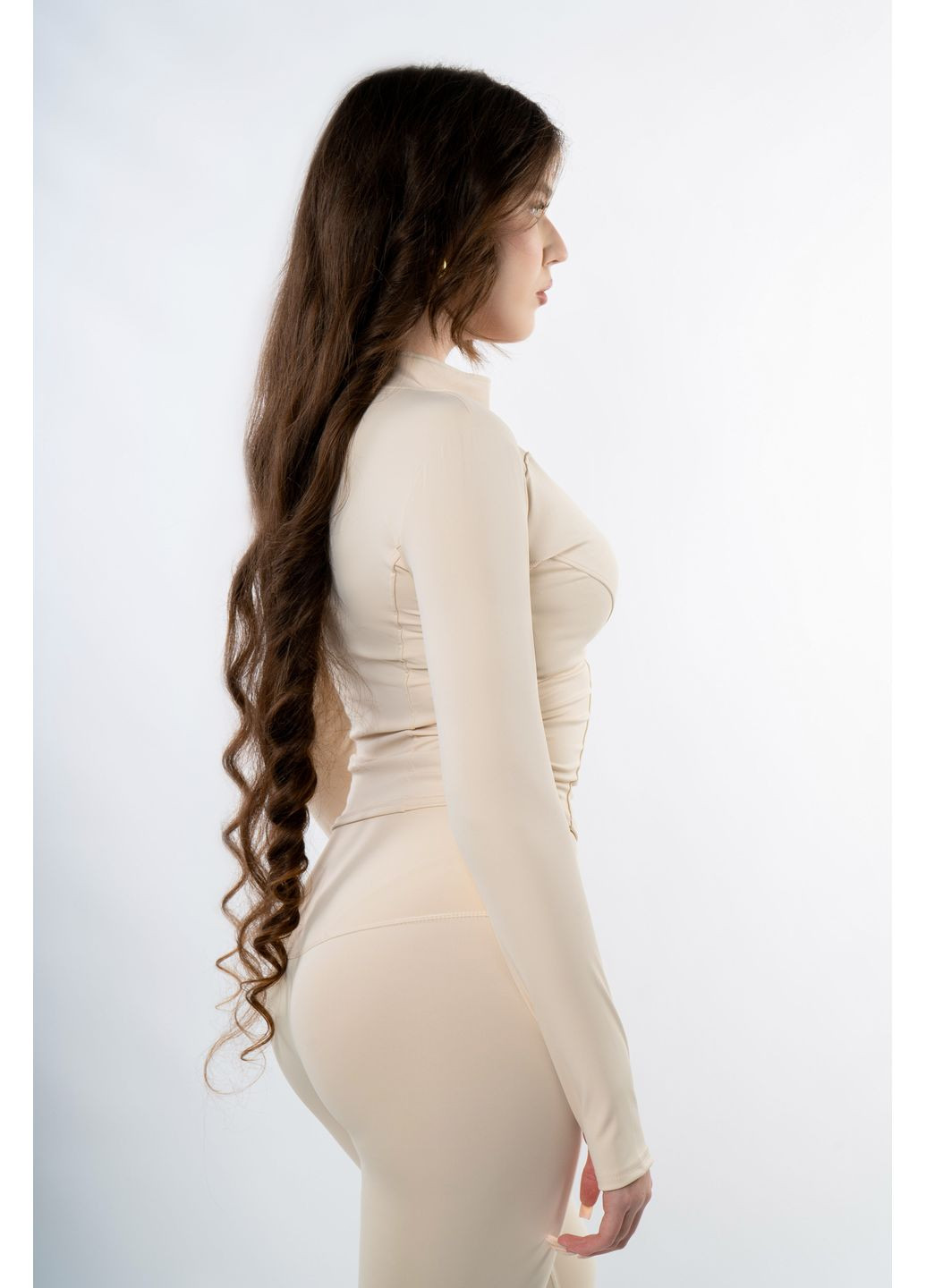 Кофта жіноча спортивна біла 346827 U:na (372370851)