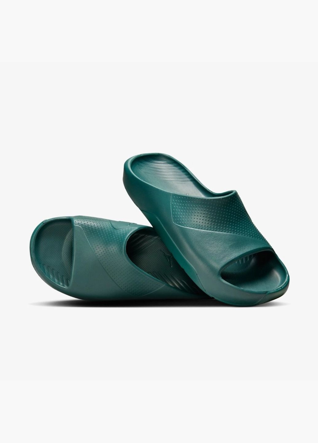 Зеленые мужские тапочки post slide green dx5575-300 Air Jordan
