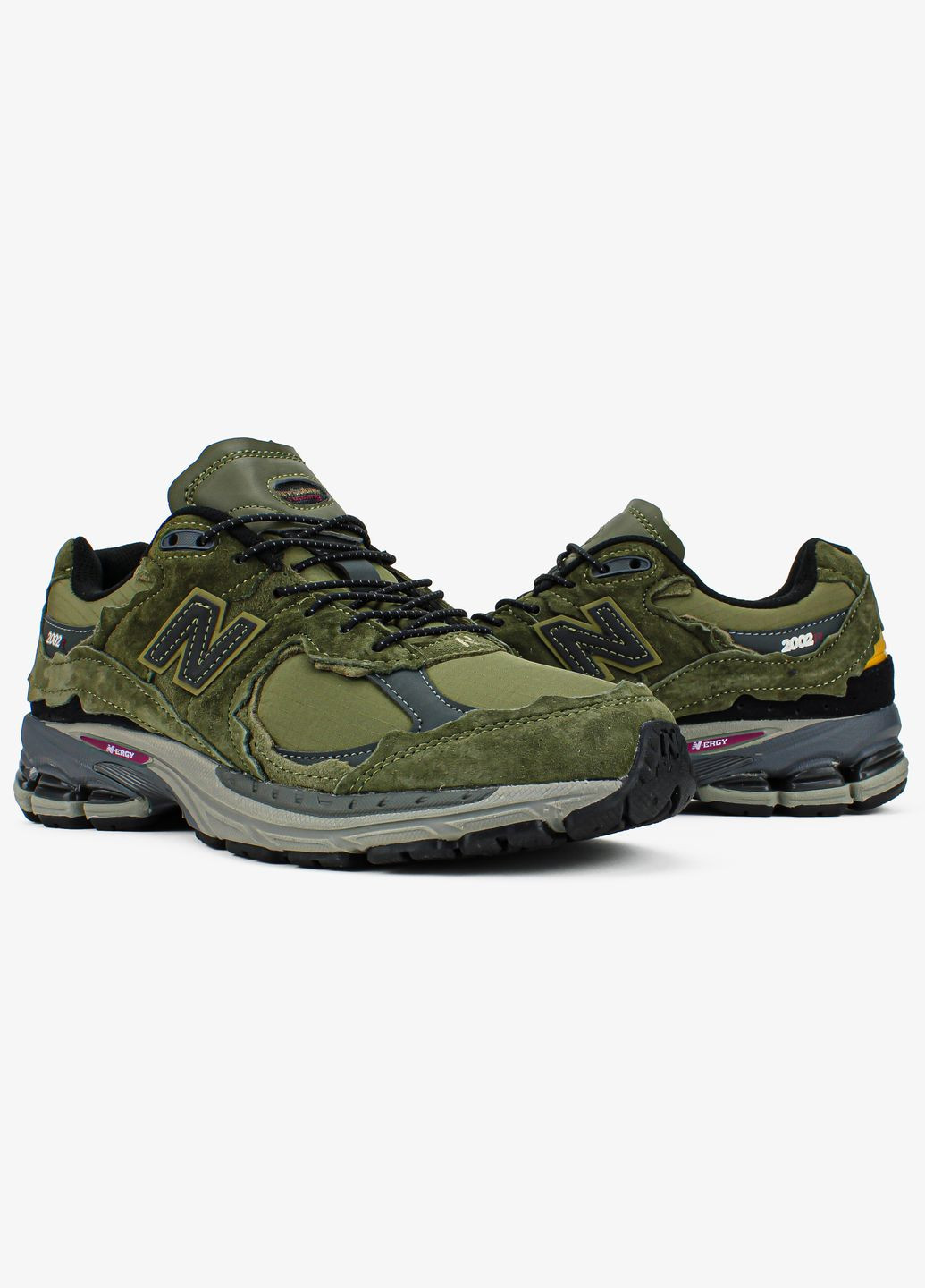 Хакі Осінні кросівки чоловічі new balance 2002r protection pack khaki | нью беланс 2002r хакі No Brand