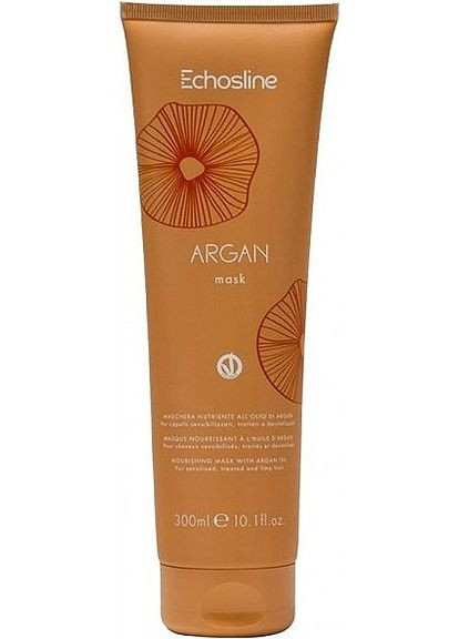 Живильна маска для волосся Argan Mask 300ml (1331702-8832548) Echosline (368640901)