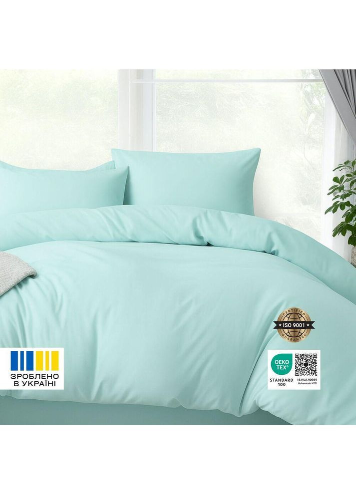 Комплект постельного белья евро Tropical Dream, в подарочной упаковке мята IDEIA (364122489)