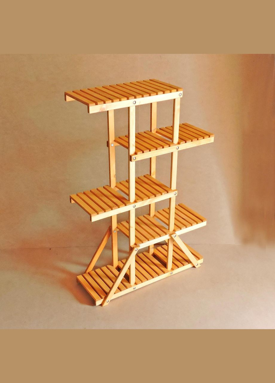 Підставка для квітів з дерева Шаранта каррі (ЦВТ-0302) No Brand (328224935)