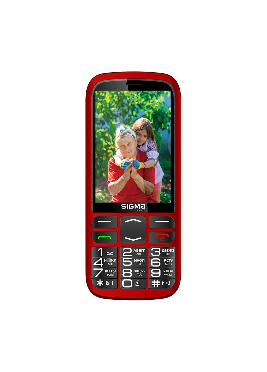 Мобильный телефон Comfort 50 Optima TypeC Red Sigma mobile Comfort 50 Optima Type-C (315504586)