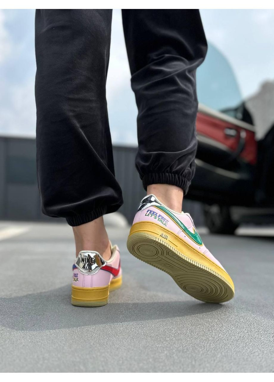 КРОССОВКИ ЖЕНСКИЕ NIKE AIR FORCE 1 07 LIMITED EDITION НАЙК АИР ФОРС 1 ПРЕМИУМ No Brand зелёные демисезоны (368868481)