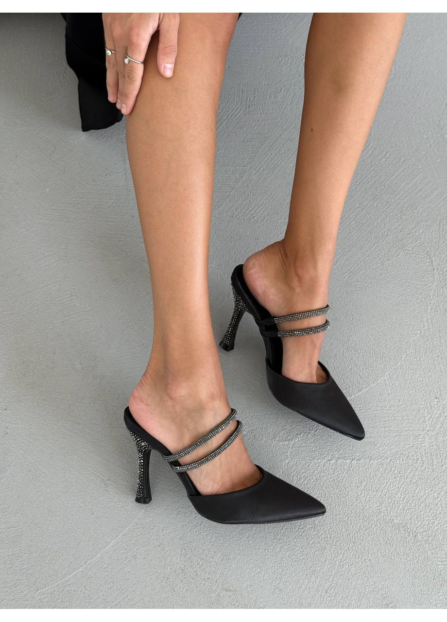 No Brand Стильные женские туфли черный з текстиль, — всесезон (353310910)