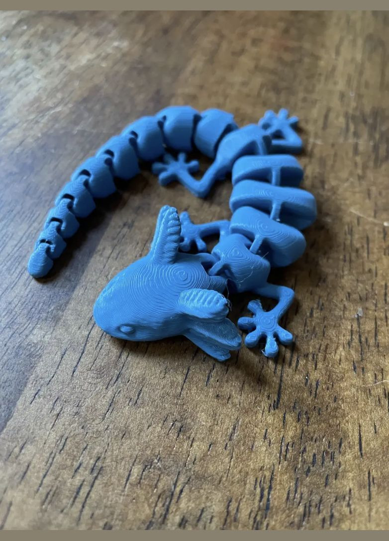Іграшка Аксолотль синій UA3D (302968823)