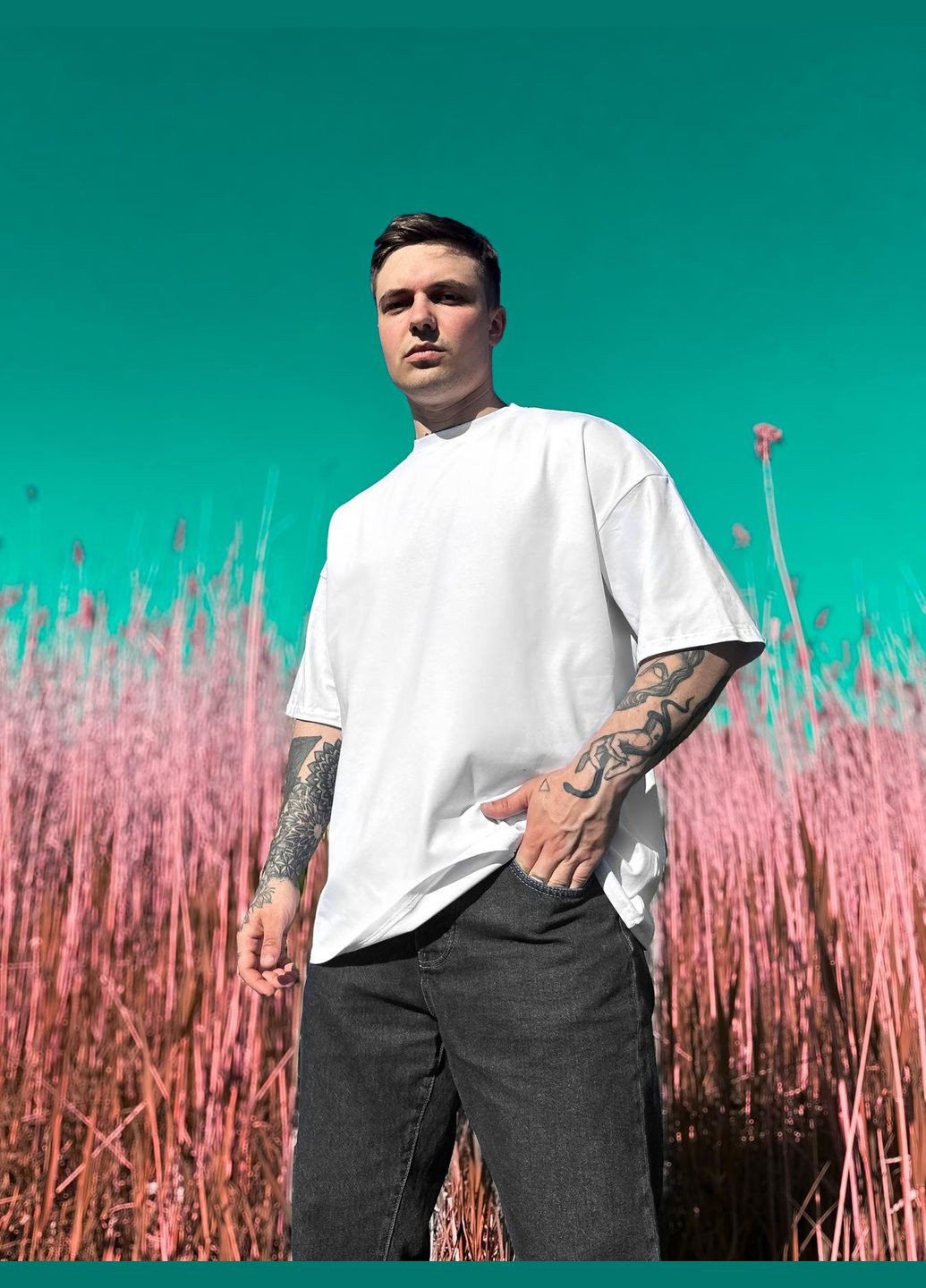 Біла футболка біла No Brand