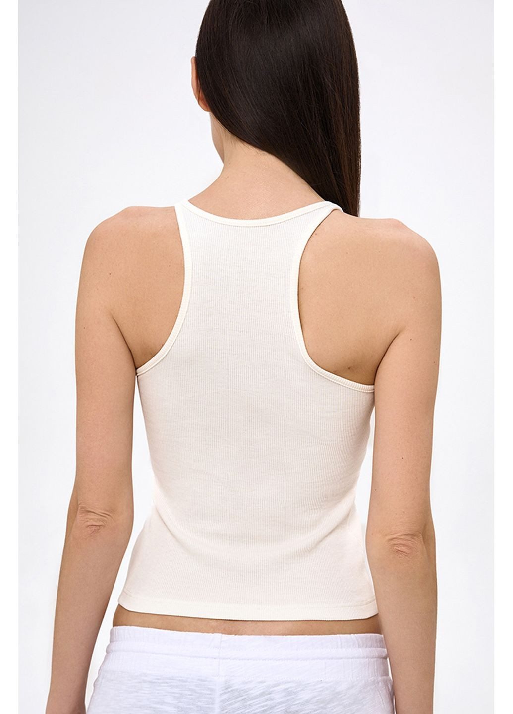 Майка жіноча в рубчик L037r Vanda Luna — 351582612