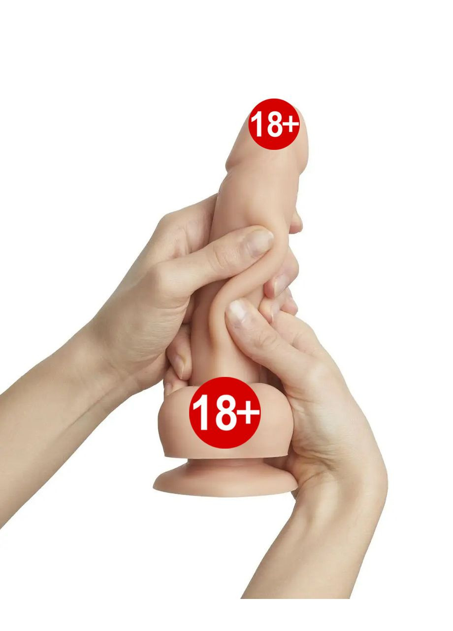 Фалоімітатор SLIDING SKIN REALISTIC DILDO VANILLE - XL Strap-On-Me (303910992)