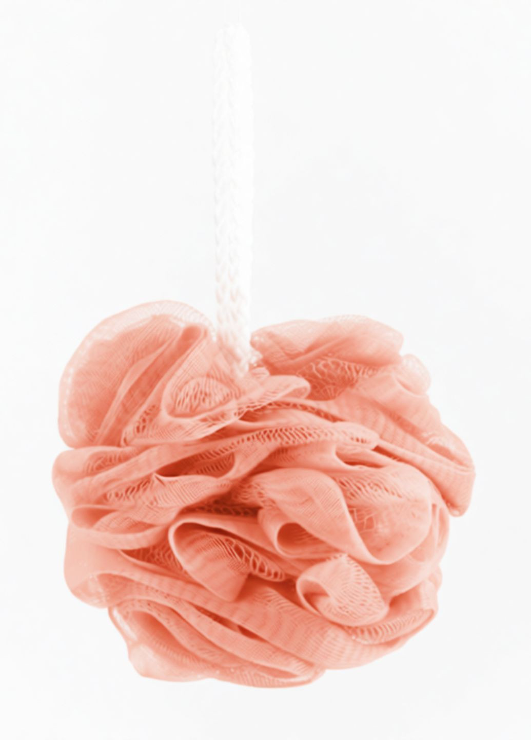 Банный комплект из микрофибры 4 в 1 — полотенца, губка и повязка на голову, подарочная упаковка Malloory Home однотонный коралловый