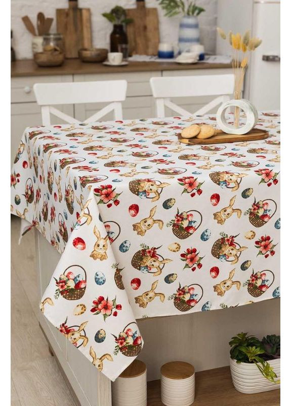 Скатерть на стол водоотталкивающая (пасха) (p-1071) Носи своє (367602427)