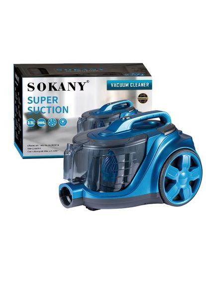 Контейнерный пылесос 3.5 л пылесос для очистки любых поверхностей с телескопической трубкой (KS380) Sokany (361385272)