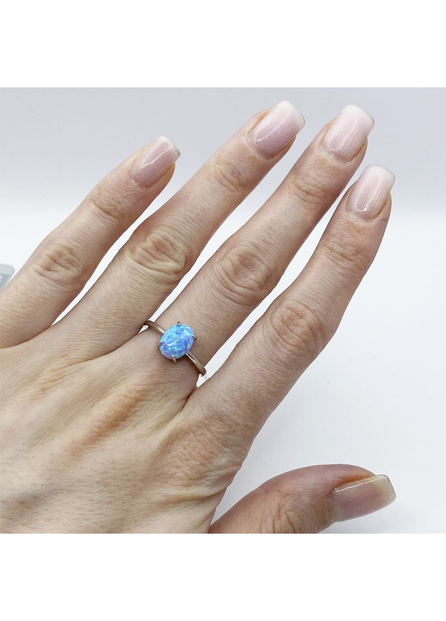 Каблучка срібна з опалом 16,5 1,79 г No Brand (370142284)