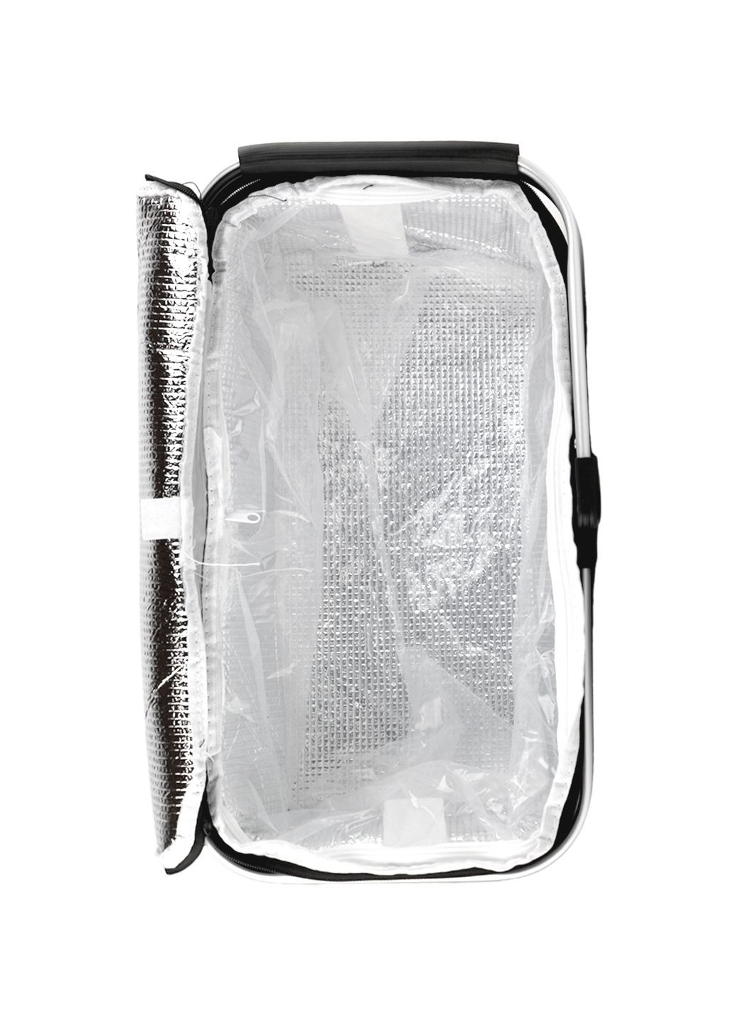 Складная сумка с алюминиевой рамой Черная Полиэстер Одно отделение Topmove Amazon (348832100)