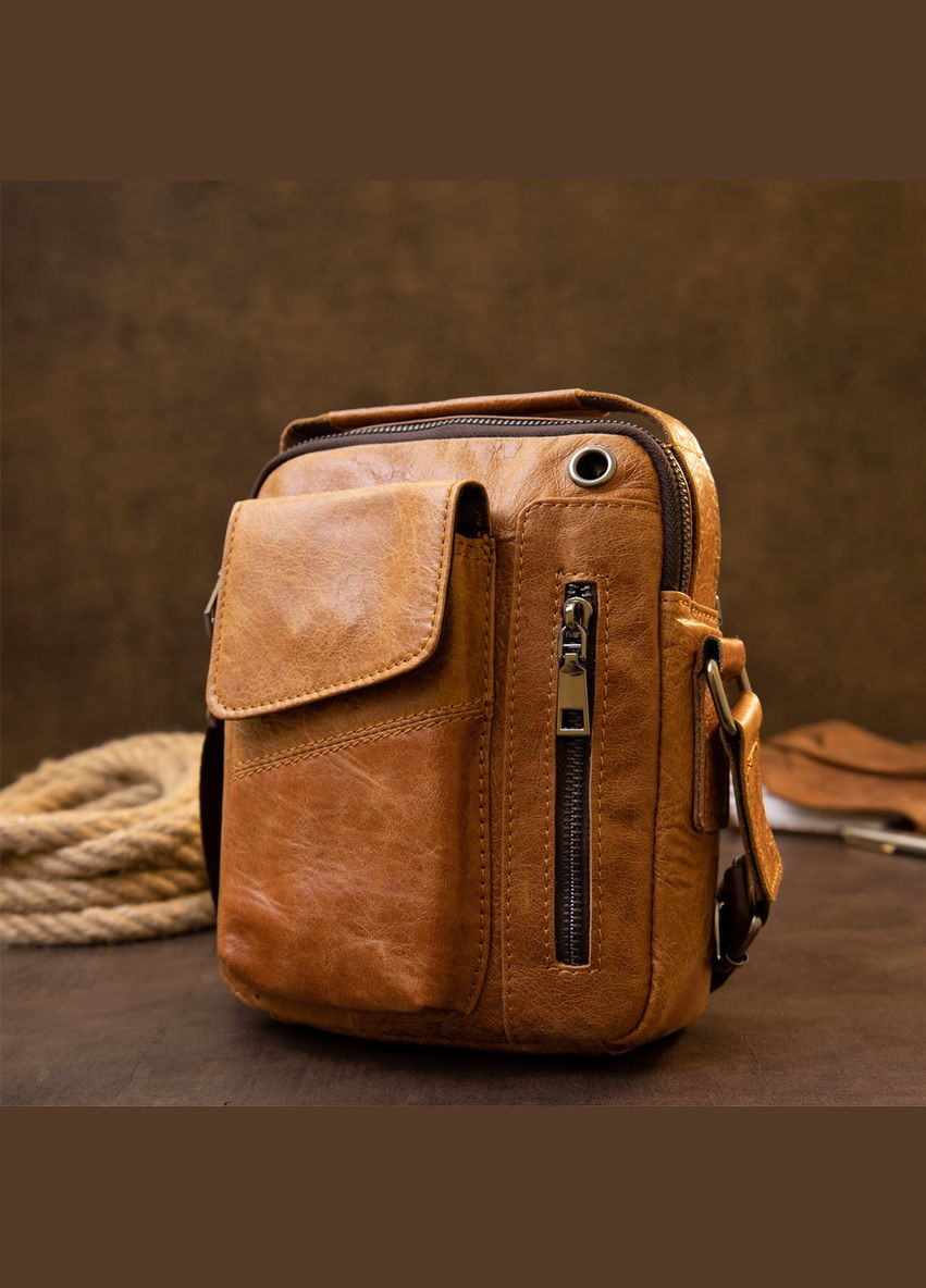 Мессенджер с отверстием для наушников мужской 20416 Vintage (329148903)