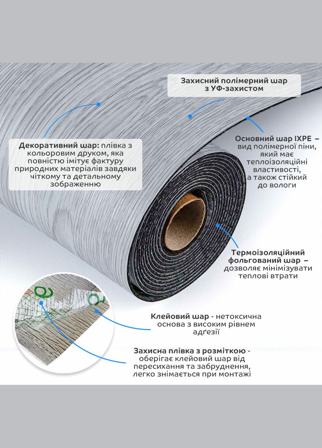 Підлогове вінілове покриття самоклеюче в рулоні 3000х600х1,5мм SW-00001816 Sticker Wall (370793047)