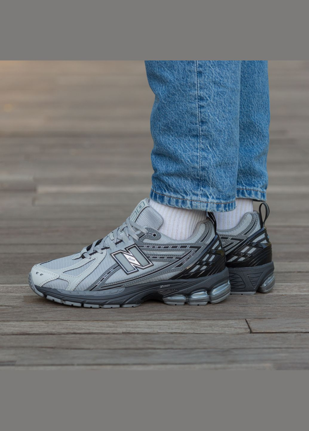 Серые демисезонные кроссовки мужские и женские new balance 1906r grey \ нью беланс 1906 серые No Brand