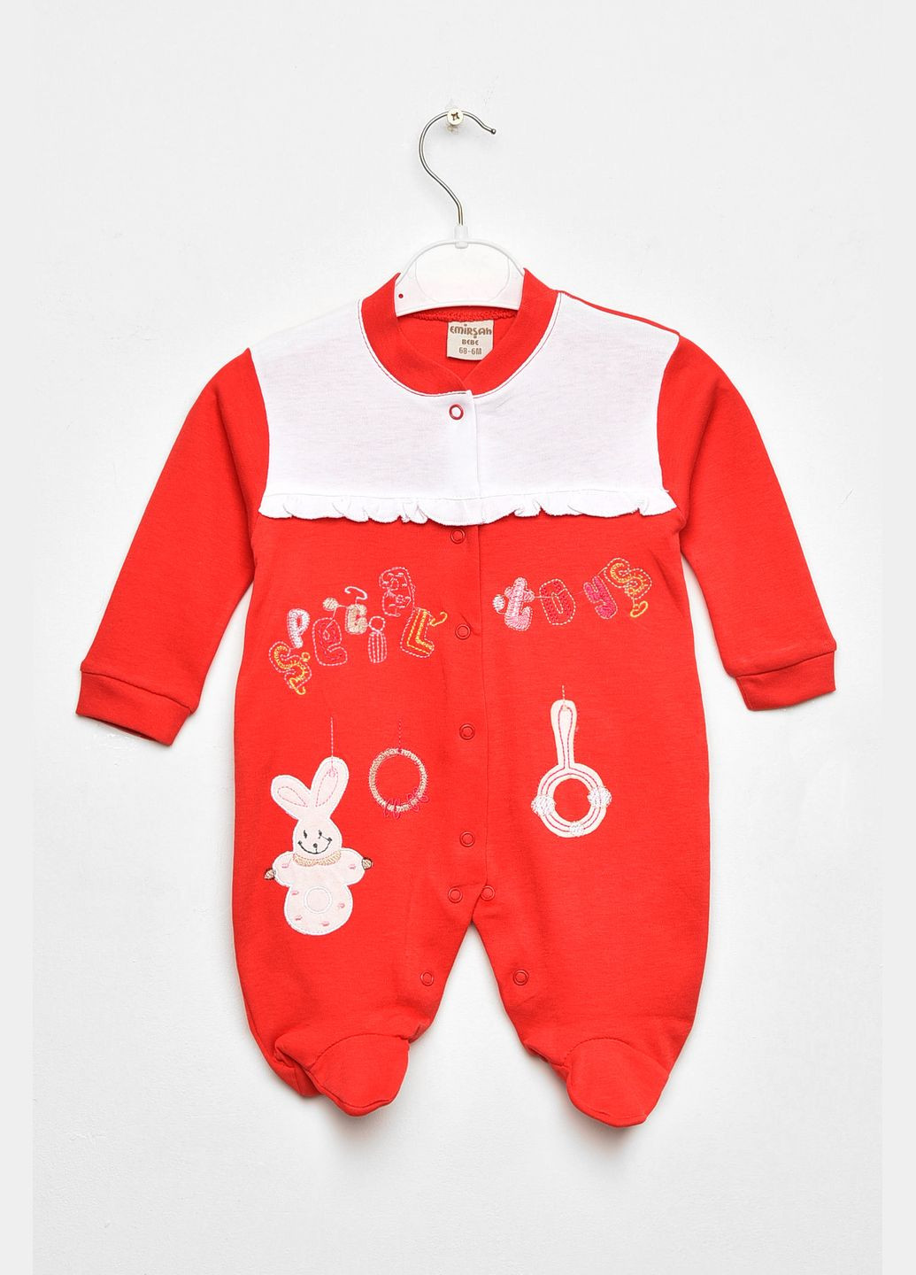 Человечек детский для мальчика красного цвета Let's Shop (330749229)