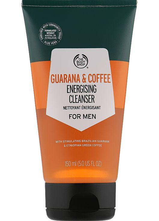 Гель для умывания лица "Гуарана и кофе" для мужчин Guarana & Coffee Energising Cleanser For Men 150ml (899112-25291) The Body Shop (368648199)
