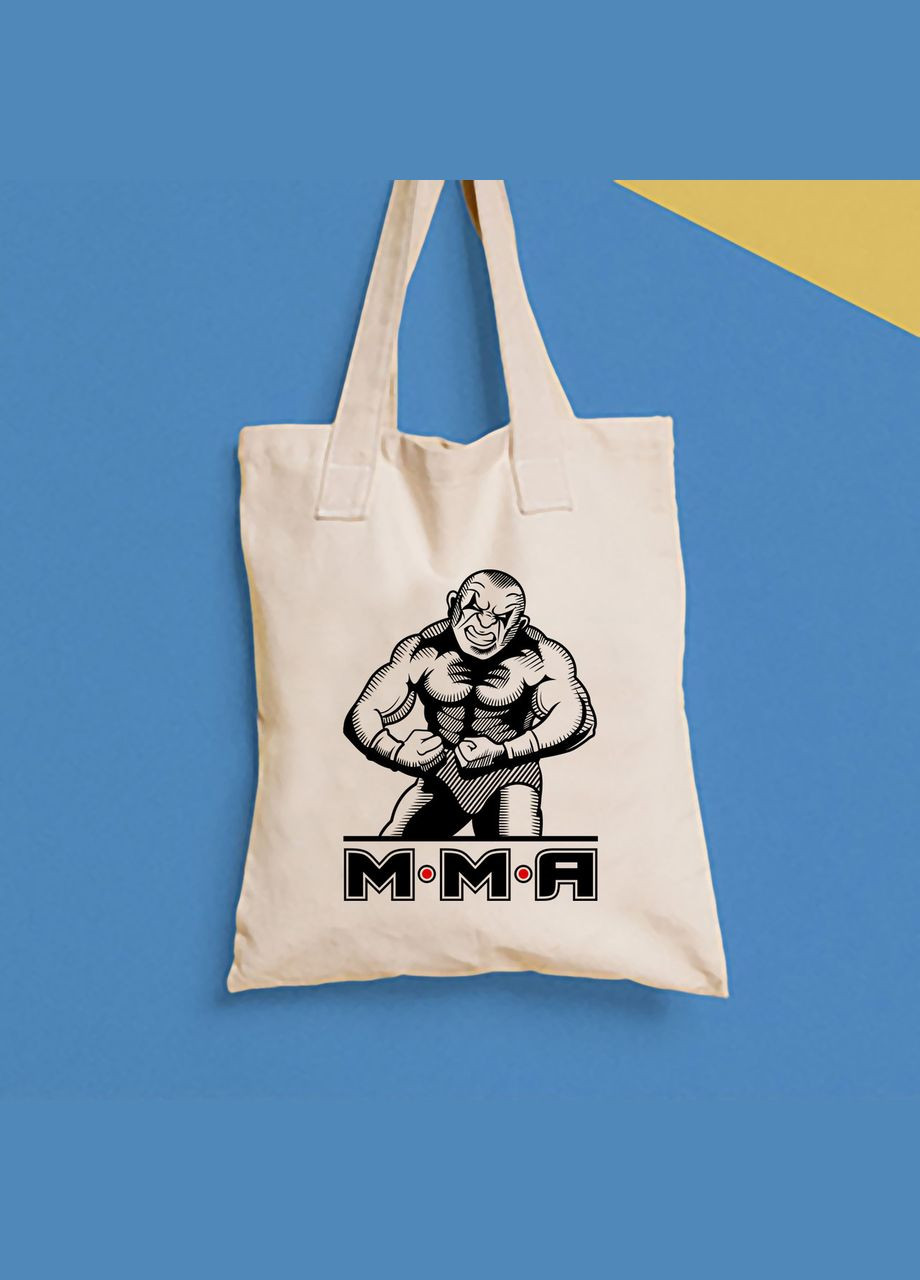 Эко сумка, шоппер, повседневная с принтом "MMA Силач" Push IT Кавун шопер (316138148)