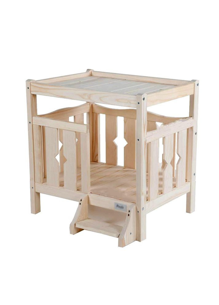 Будиночок для кішки з дерева Герберт бланже (ДДК-000901) No Brand (328453044)