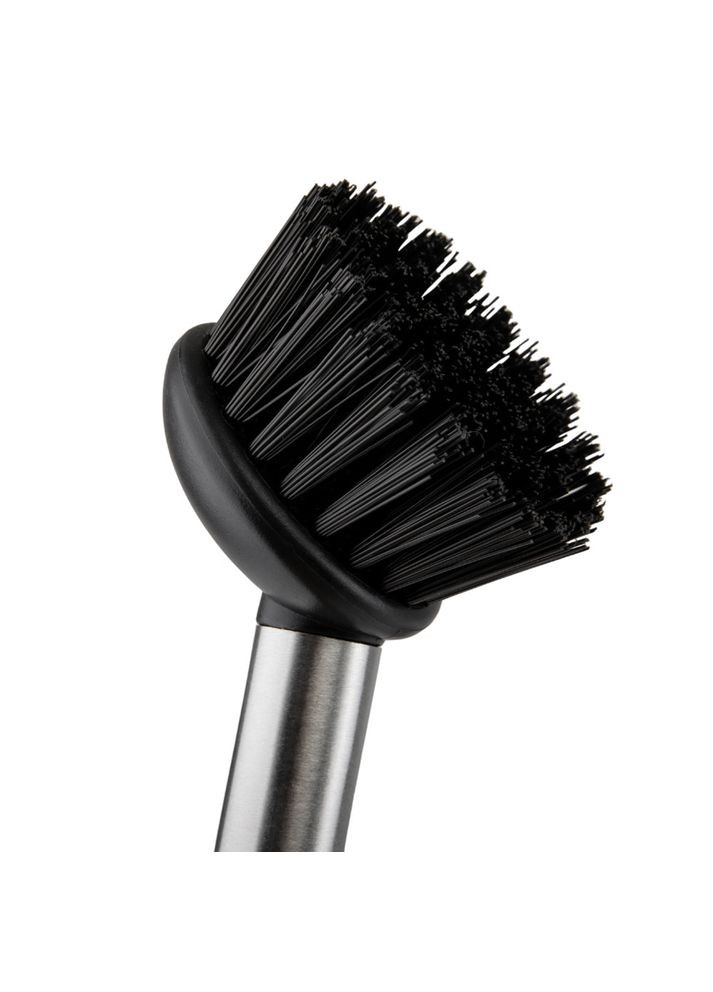 Диспенсер у кухню з губкою і щіткою 17,5х21х7 см кераміка 9190-027 чорний No Brand (346152551)