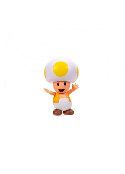 Ігрова фігурка з артикуляцією Жовтий Тоад 6 cm Super Mario (290110891)