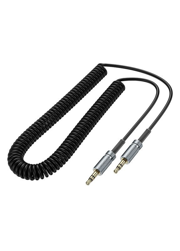 Аудiокабель audio cable AUX 3m Black (6942007631235) Hoco UPA31 Cindy spring (357474292)