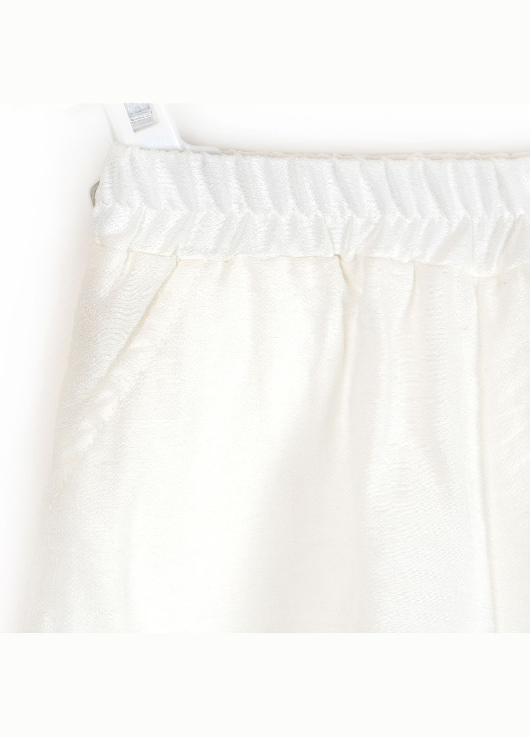 Білий літній костюм для дівчинки топ та шорти elegant білий dexter's