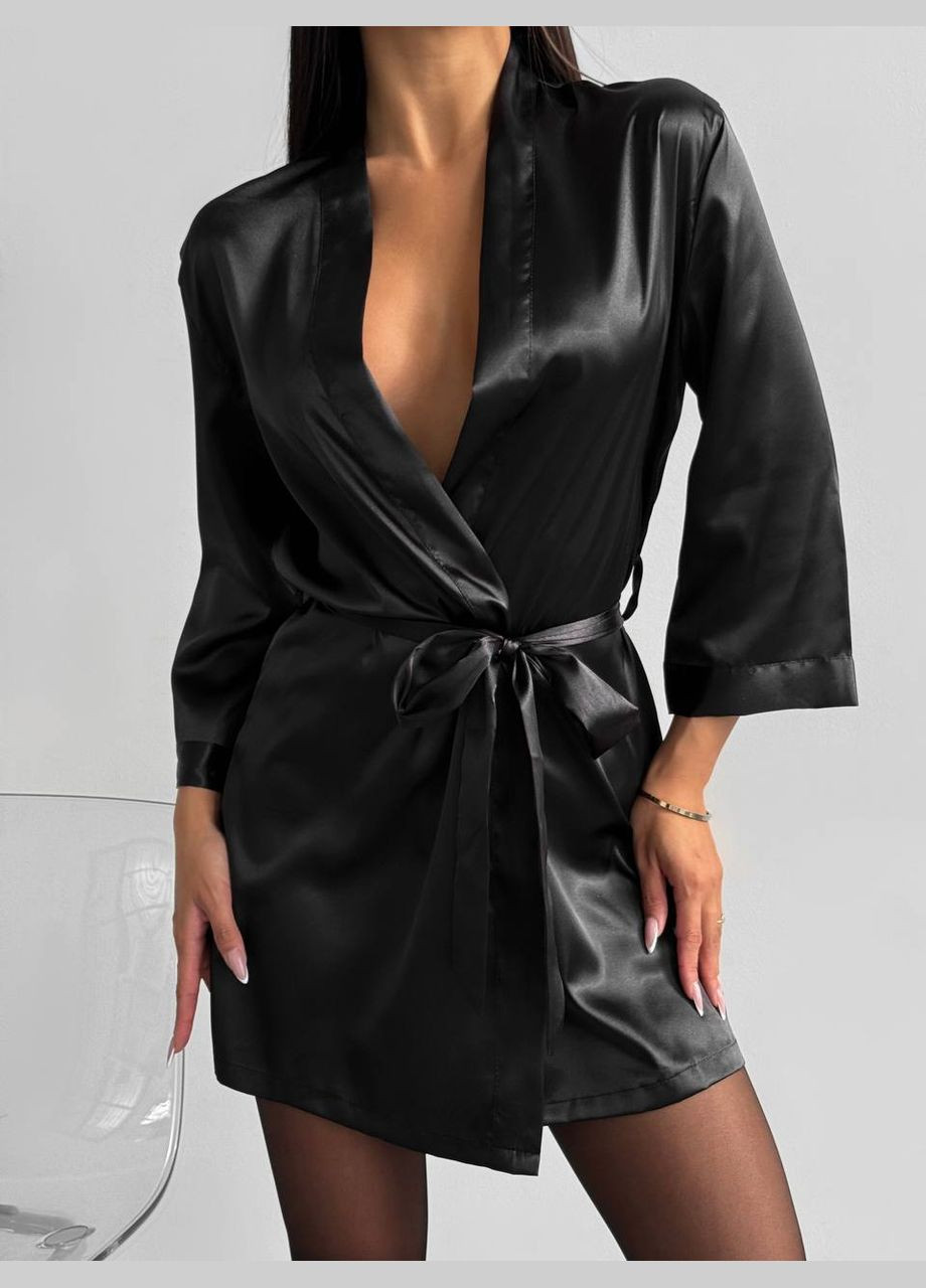 Атласний халат жіночий Simply sexy (322409329)
