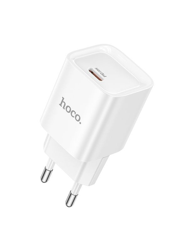 Зарядний пристрій із швидкою зарядкою PD20W C146A |1Type-C| Білий Hoco (337350693)